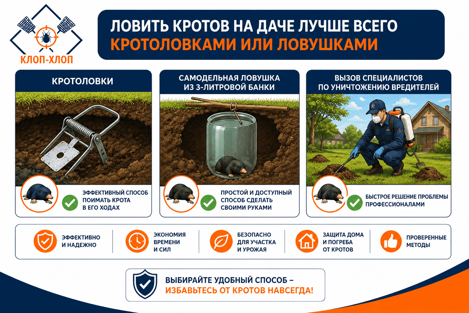 Вылавливание кротов